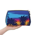thumbnail image 4 of Gaeub Beach with Palm Trees Printed Travel Cosmetic Bag,Makeup Bag, Large Capacity Toiletry Bag for Women, Portable Pouch Make Up Organizer with Zipper and Divider, 4 of 8