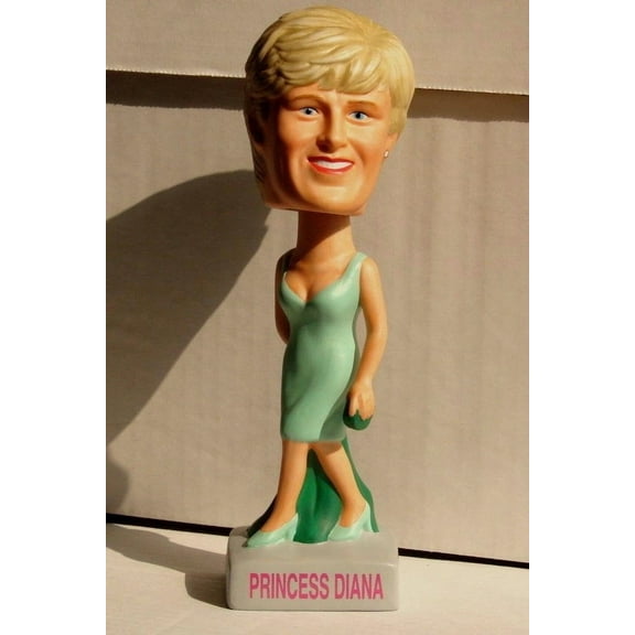 Princess Diana Green Dress Rare SAM Bobblehead