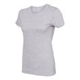 thumbnail image 2 of Missy 4.3 oz., Ringspun Cotton T-Shirt - ATHLETIC HEATHER - S, 2 of 3