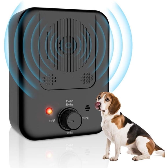 PinesC Anti Barking Device, Bark Control Device, Dog Barking Deterrent with Adjustable Level Sonic Bark Up Dog Training Tools to 50 Ft Range Safe for Dogs, black 2