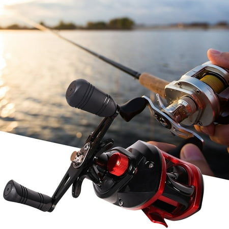 ASKMZ Baitcasting Reel Left/Right Hand Ultra-light Max Drag Gear Ratio 7.21 Freshwater Saltwater Fishing Reel for Fishing Baitcasting