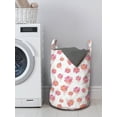 thumbnail image 3 of Floral Laundry Bag, Cartoonish Flower Petals in Spring Colors on Plain Background, Hamper Basket with Handles Drawstring Closure for Laundromats, 13" x 19", Multicolor, by Ambesonne, 3 of 4
