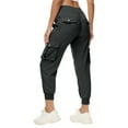 thumbnail image 2 of Tnhcen Pantalon Cargo Jogger Léger pour Femmes avec Taille à Cordon - Pantalon de Randonnée à Multiples Poches en Sergé pour Femmes, Extensible, Poignets Élastiques, TP-3TG, 2 of 8