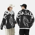 thumbnail image 6 of Kll Astronaut At Spacewalk Print Men'S Women’s Upf 50+ Sun Protection Outdoor Hoodie Jacket Long Sleeve Fishing Hiking Performance Shirt- 3x-Large, 6 of 8