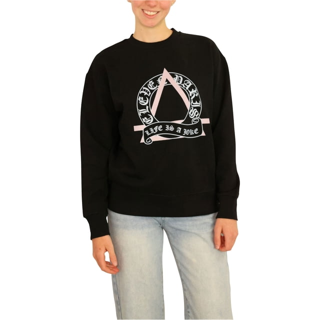 Sudadera Elevenparis Mujer Life Is A Joke Negra M