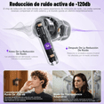 thumbnail image 3 of Smart Pantalla Audífonos  Labg Bluetooth 5.4 Anc Auriculares  negros, 3 of 5