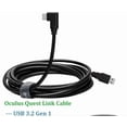 thumbnail image 2 of 20Ft Link Cable For Oculus Quest. Usb-A To Right Angle Usb-C, 2 of 6