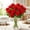 D, variant on Artificial Pompon Mum - Single Stem Faux Flower for Vase, Wedding, and Table Decor