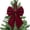 Wine Red, variant on Burgundy Velvet Christmas Tree Topper Bow, Large Plush Velvet Bow with Fastener Straps for Tree Top Wreath Door Wall Decoration