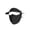 Black, variant on Women Face Cover Mask Sun Protection - Breathable, Lightweight, Adjustable Full Face Cover, Perfect for Outdoor Activities, Hiking, Gardening,Black