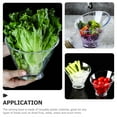 thumbnail image 2 of IBASETOY 2Pcs Clear Reusable Plastic Snack Bowls Food Containers for Salad Dessert and Fruit Storage, 2 of 8