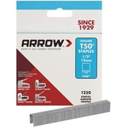 Arrow 508 Genuine T50 1/2-Inch Staples, 1,250-Pack 1/2"