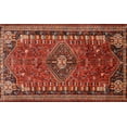 thumbnail image 1 of Ahgly Company Machine Washable Indoor Rectangle Traditional Rust Pink Area Rugs, 3' x 5', 1 of 7