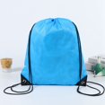 thumbnail image 2 of Bolsa de Poliéster con Cordón para Deportes, Maratón, Bolsa de Almacenamiento con Cordón, Bolsa con Cordón Azul, 2 of 5