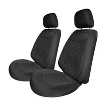 For Chevrolet Equinox 2018-2023 FH Group Neoprene Waterproof Custom Fit Car Seat Covers - Black Front Set
