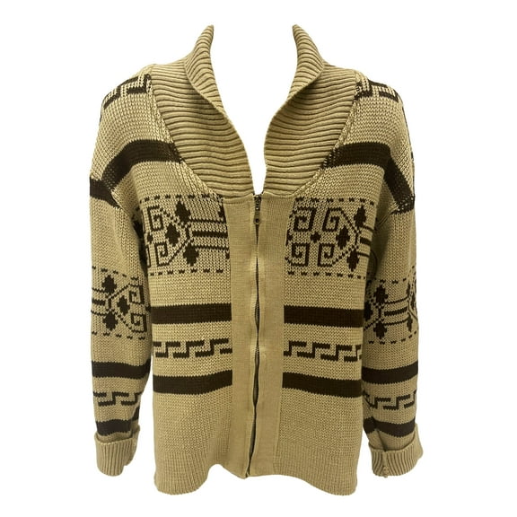 The Dude Sweater Big Lebowski Cardigan Zip Up Knit Jeffery Adult Movie Costume