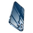 thumbnail image 3 of ELEHOLD for iPhone 12 Pro 6.1 Inch Case with Buckle Safety Lock, Slim Metal Bumper Frame Matte Clear PC Back Glass Lens Film All-Inclusive Camera Lens Full Protection Case for iPhone 12 Pro,Blue, 3 of 8