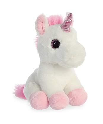 Aurora Sparkle Tales Starlight Pink Unicorn 8” Plush Toy Stuffed Animal 