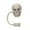 Grey, variant on Halloween Skull Straw Topper Goth Straw Cover Cap for Straws Mug Drinking Cup, 10mm Skull Straw Cover for Tumblers Accessories Halloween Decoration