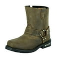 thumbnail image 2 of Men's Side Zipper Waterproof Boots- Brown, 2 of 9