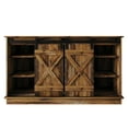 thumbnail image 2 of Castle Place Vintage 54" TV Stand Console for TVs up to 65", Walnut, 2 of 7