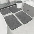 thumbnail image 6 of XGFHYJEH Bath Mat Sets, Bathroom Rug Sets Clearance, Bathroom Mats and Rugs sets, Bath Rug Sets for Bathroom, Bathroom Rugs Sets 5, Quick-Drying Waterproof Non-Slip Washable, 6 of 6