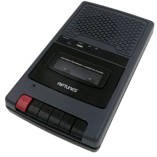 plays cassette recorder microphone 