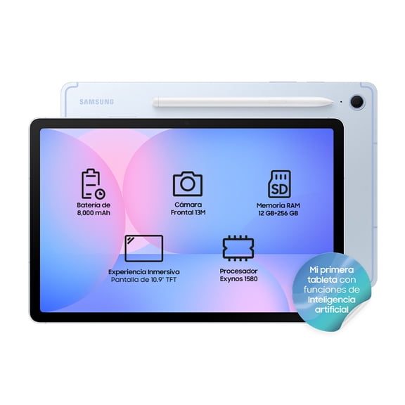 Tablet Samsung Galaxy Tab S10 FE 8GB 128GB Azul