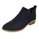 thumbnail image 1 of NECHOLOGY Botas Mujer Adulto Femenino Zapatos Botines mujer Las mujeres Heel Hollow Short Solid Boots boca poco profunda Fashion Color Dedo del pie Round Women's Boots (Black, 7.5), 1 of 6