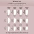 thumbnail image 4 of FSTDelivery Nail Stuff for Beginners, Patrick's Day Manicure 24pcs Bright Color Solid Color Manicure Long Style Re-wearable Nail Sheet 1ml, DIY Nails at Home, Christmas Birthday Gifts for Women, 4 of 5