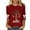 Red, variant on Christmas Sweatshirts for Women Sweatshirts Hoodies Crewneck Sweatshirt Fall Long Sleeve Tops Plus Size