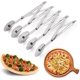 thumbnail image 1 of Cortador de repostería de 5 ruedas, rebanador de Pizza inoxidable, rebanador de Pizza extensible, cuchillo de repostería multiredondo, rodillo cortador para hornear, masa para galletas, 1 of 5