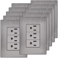 thumbnail image 1 of Enchufe de Pared Moderno Inoxium3CSilver 10Pzas Contactox3 125-250VCA 15A 50/60Hz Plateado Acero Inoxidable/PC., 1 of 2