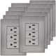 thumbnail image 1 of Enchufe de Pared Moderno Inoxium3CSilver 10Pzas Contactox3 125-250VCA 15A 50/60Hz Plateado Acero Inoxidable/PC., 1 of 2