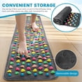 thumbnail image 5 of 2-in-1 Acupressure Foot Mat and Massage Pad - Reflexology Points for Pain Relief and Relaxation Detachable Sections Adjustable Intensity for Home Use, 5 of 6