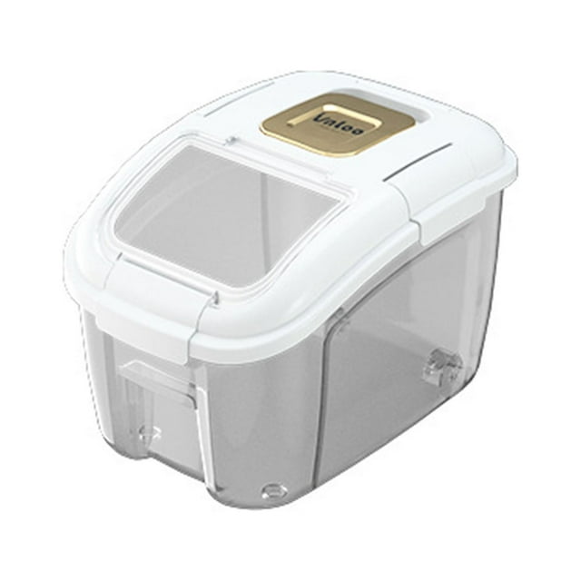 EGNMCR Storage Containers Household Portable Rice Bucket, Sealed Rice Container, Flour Storage Container, Cereal Dispenser, Household Rice Storage Container, Pet Food Storage Container Storage Jar