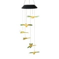 thumbnail image 2 of Dvkptbk Wind Chimes LED Solar Charging Color Changing Wind Chime Lamp Courtyard Garden Decoration Home Decor on Clearance, 2 of 4