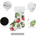 thumbnail image 3 of GZHJMY Strawberry Christmas Stocking, Personalized Large Candy Stocking Hanging Gift, Xmas Stockings Decoration for Family Holiday Party Ornaments Decor Fireplace, 3 of 7