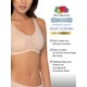 thumbnail image 3 of Sujetador Fruit of the Loom con cierre frontal de algodón para mujer, color negro 36, 3 of 3