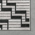 thumbnail image 4 of nuLOOM Tashia SpinClean Modern Geometric Machine Washable Area Rug, 5' x 8', Tashia Charcoal, 4 of 7