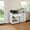 White, variant on Kings Brand Furniture Dellow Kitchen Island Cart – Black Microwave Serving & Storage Cabinet with Drawer & Shelves