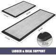 thumbnail image 3 of Anti Fatigue Kitchen Mat [2 PCS], Cushioned Non-Skid, Waterproof Floor Mat, Ergonomic Comfort Foam Standing Rugs for Floor, Kitchen, Office, Sink, Laundry - Black and Grey, 3 of 6