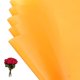 thumbnail image 1 of Papel para envolver flores Uxcell, papel de ramo impermeable de color sólido naranja, 20 hojas, 1 of 7