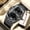 Black Steel-Black Surface-White Nail, variant on Men's watch, fashionable new model, stainless steel buckle, men's business casual quartz watch, slim dual calendar men's wristwatch