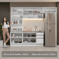 thumbnail image 5 of Cocina Integral Completa Armario de Vidrio Madesa Glamy BB16, 5 of 5