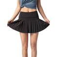 thumbnail image 6 of WIBACKER Womens Tennis Skirts High Waisted with Pockets Built-in Shorts Workout Running Pleated Athletic Golf Skorts, 6 of 7