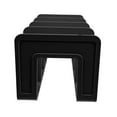 thumbnail image 4 of MOVTOTOP Black ABS Desk Shelf with Large Capacity for Storage Use No Assembly Required Stable and Secure, 4 of 8