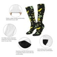 thumbnail image 2 of Bixox cartoon Skull spider web Patterned Men's and Women's Knee Socks High Socks Outdoor Sports Socks, 2 of 5