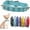 Blue, variant on Spiked Dog Collar for Small Dogs PU Leather Spike Puppy Collar Anti Bite Rivet Studded Cat Collar for Kittens Extra Small Medium Pets Like Chihuahua Pug Pit Bull Bulldog 1Pack