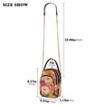 thumbnail image 2 of FORMRS Crossbody Bag for Women Quilted Travel Shoulder Cell Phone Purse with Chain Strap Handbag, Abstract Floral, 2 of 7